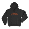 Whitechapel Flaming Unisex Hoodie Black